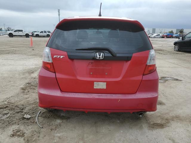 JHMGE8H44AC026296 - 2010 HONDA FIT SPORT RED photo 6