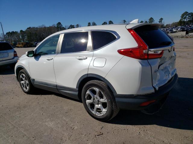 2HKRW2H85KH643378 - 2019 HONDA CR-V EXL WHITE photo 2