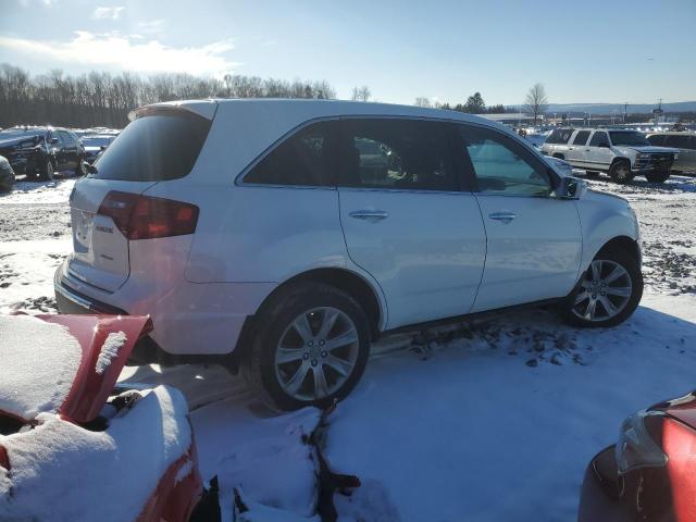 2HNYD2H57BH535502 - 2011 ACURA MDX ADVANCE WHITE photo 3