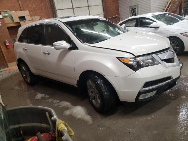 2HNYD2H57BH535502 - 2011 ACURA MDX ADVANCE WHITE photo 4