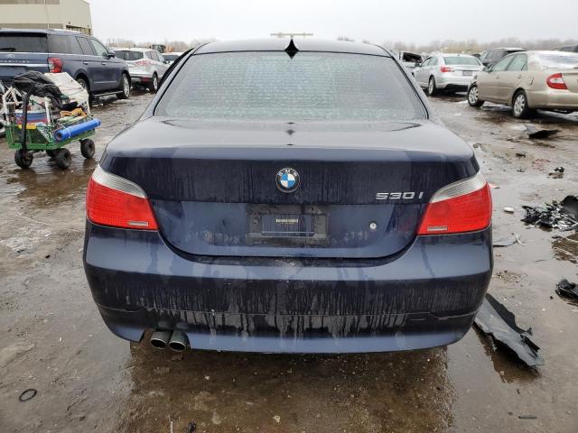 WBANA73555CR57469 - 2005 BMW 530 I BLUE photo 6