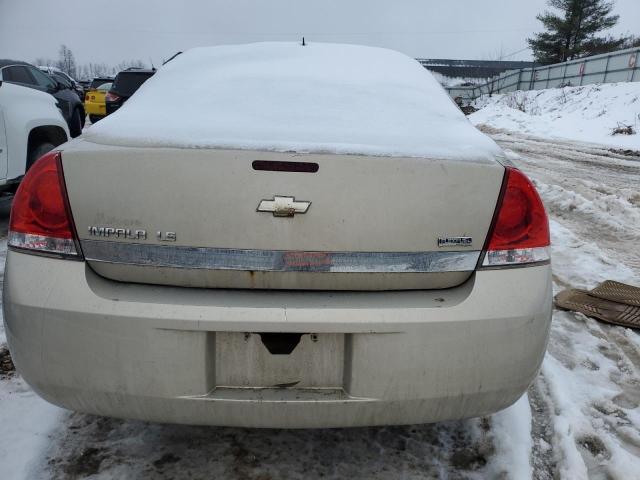 2G1WB57K991292637 - 2009 CHEVROLET IMPALA LS GOLD photo 6