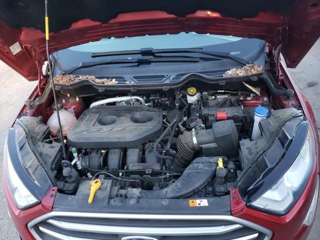 MAJ6P1UL1JC203856 - 2018 FORD ECOSPORT SE RED photo 11