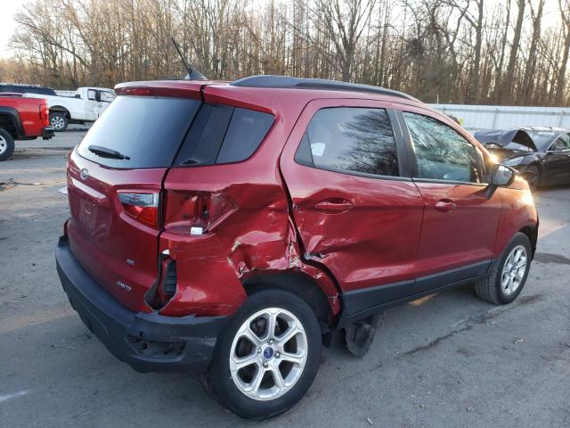 MAJ6P1UL1JC203856 - 2018 FORD ECOSPORT SE RED photo 3