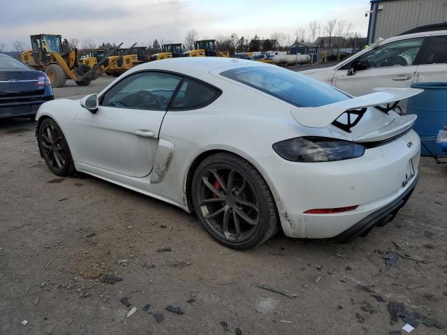 WP0AC2A87LS289298 - 2020 PORSCHE CAYMAN GT4 WHITE photo 2