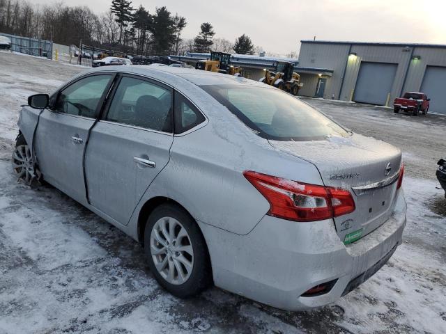 3N1AB7AP6JY281086 - 2018 NISSAN SENTRA S SILVER photo 2