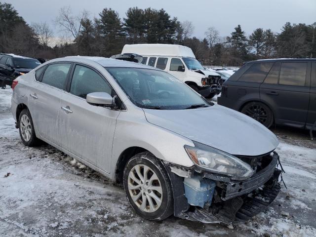 3N1AB7AP6JY281086 - 2018 NISSAN SENTRA S SILVER photo 4