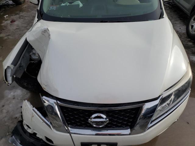 5N1AR2MMXFC645311 - 2015 NISSAN PATHFINDER S WHITE photo 12