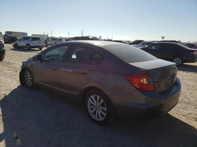 19XFB2F94CE094496 - 2012 HONDA CIVIC EXL GRAY photo 2