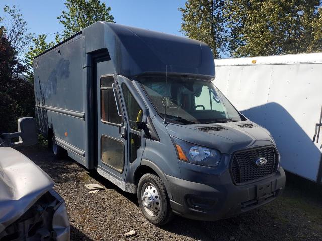 1FDDF6P84MKA55426 - 2021 FORD TRANSIT T-350 HD BLUE photo 4