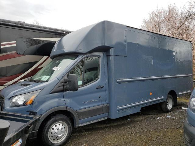 1FDDF6P85MKA56049 - 2021 FORD TRANSIT T-350 HD BLUE photo 1