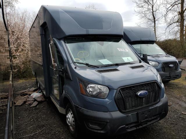 1FDDF6P85MKA56049 - 2021 FORD TRANSIT T-350 HD BLUE photo 4