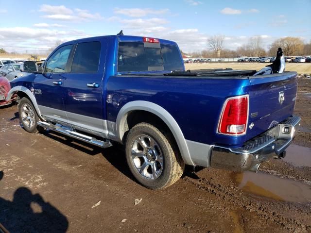 1C6RR7NT7JS208768 - 2018 RAM 1500 LARAMIE BLUE photo 2