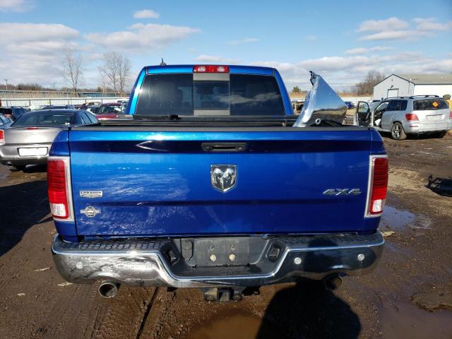 1C6RR7NT7JS208768 - 2018 RAM 1500 LARAMIE BLUE photo 6