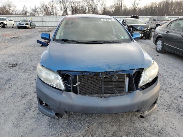 2T1BU4EE5AC257249 - 2010 TOYOTA COROLLA BASE BLUE photo 5