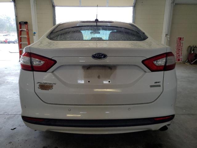 3FA6P0HDXER282075 - 2014 FORD FUSION SE WHITE photo 6