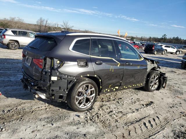 5UXTY3C0XM9G62772 - 2021 BMW X3 SDRIVE30I GRAY photo 3