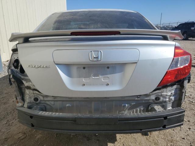 2HGFB2F52CH580128 - 2012 HONDA CIVIC LX SILVER photo 6