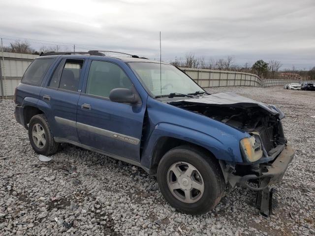 1GNDS13S242121063 - 2004 CHEVROLET TRAILBLAZE LS BLUE photo 4