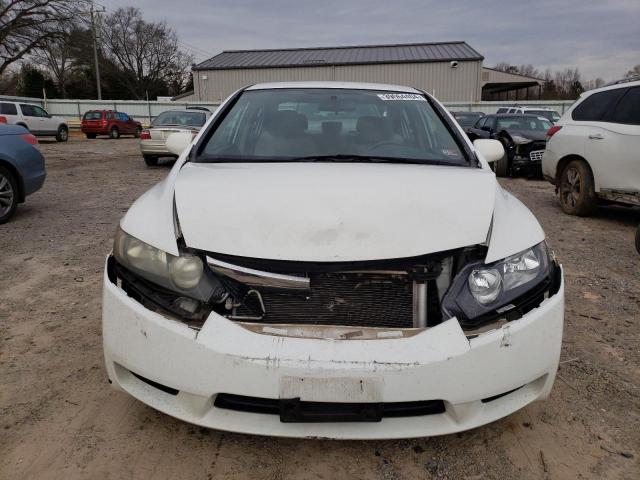 19XFA1F56BE006041 - 2011 HONDA CIVIC LX WHITE photo 5