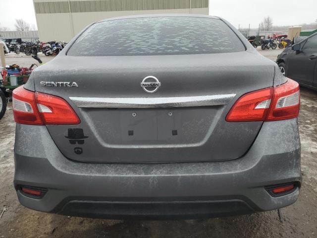 3N1AB7AP7KY236482 - 2019 NISSAN SENTRA S GRAY photo 6