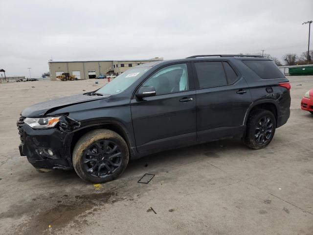 1GNERJKW1MJ244587 - 2021 CHEVROLET TRAVERSE RS GRAY photo 1