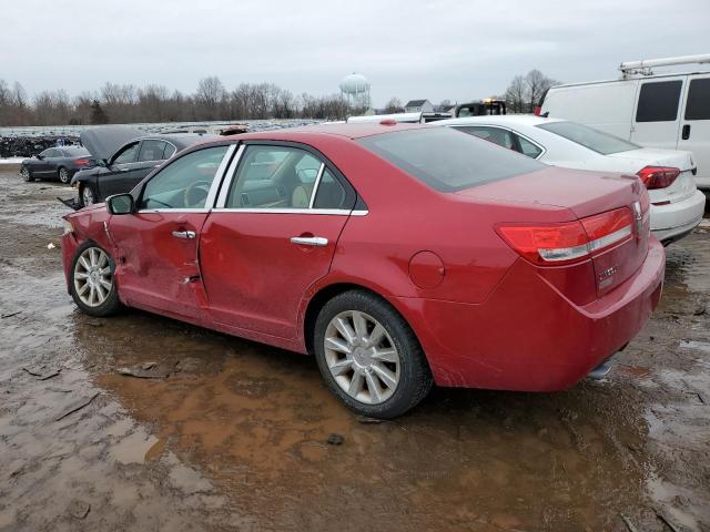 3LNHL2GC7CR838256 - 2012 LINCOLN MKZ RED photo 2