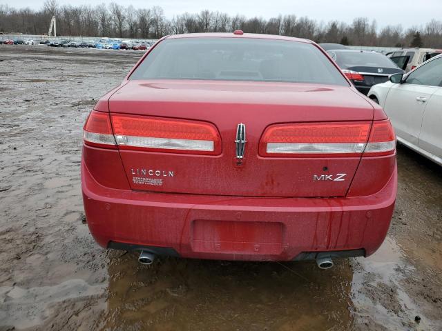 3LNHL2GC7CR838256 - 2012 LINCOLN MKZ RED photo 6