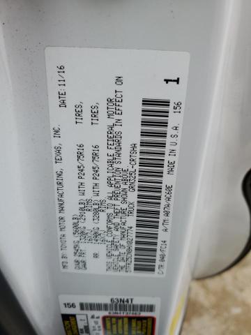 5TFRZ5CN8HX027774 - 2017 TOYOTA TACOMA ACCESS CAB Ақ фото 13