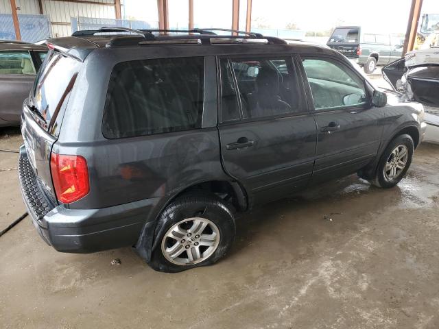 2HKYF18735H525816 - 2005 HONDA PILOT EXL GRAY photo 3