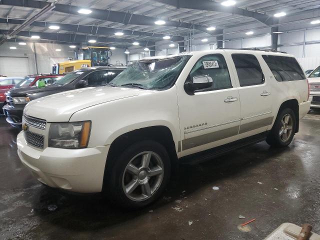 1GNSKKE38BR207548 - 2011 CHEVROLET SUBURBAN K1500 LTZ WHITE photo 1