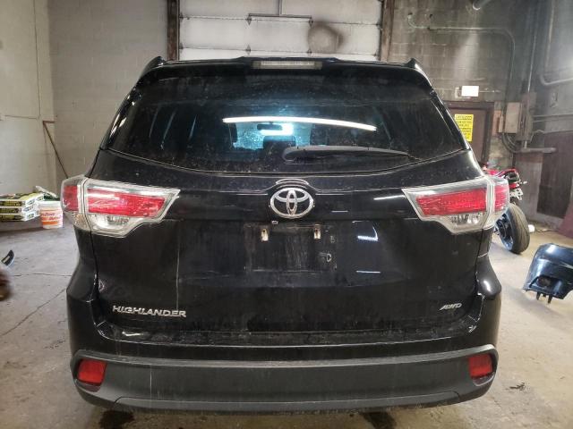 5TDBKRFH9GS353784 - 2016 TOYOTA HIGHLANDER LE BLACK photo 6