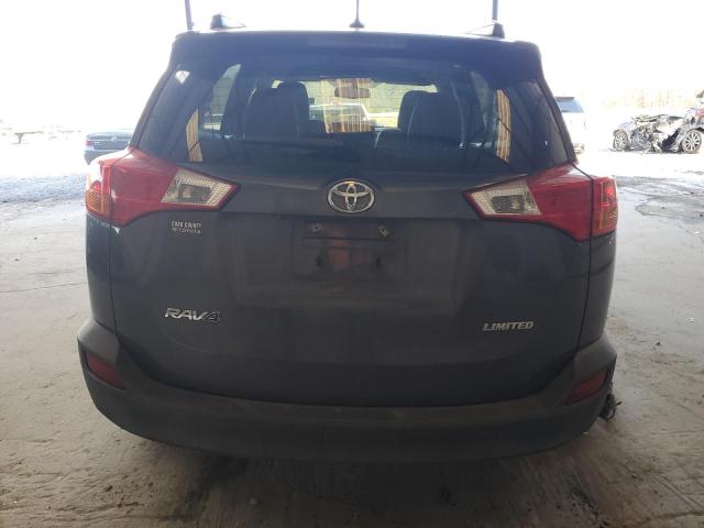 2T3YFREVXDW045734 - 2013 TOYOTA RAV4 LIMITED GRAY photo 6