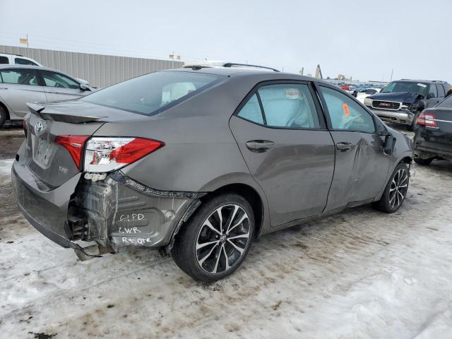 2T1BURHE7HC884943 - 2017 TOYOTA COROLLA L GRAY photo 3