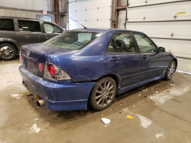 JTHBD192220039066 - 2002 LEXUS IS 300 BLUE photo 3