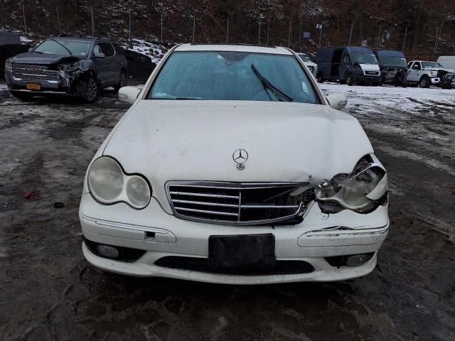 WDBRF52H07F863361 - 2007 MERCEDES-BENZ C 230 WHITE photo 5