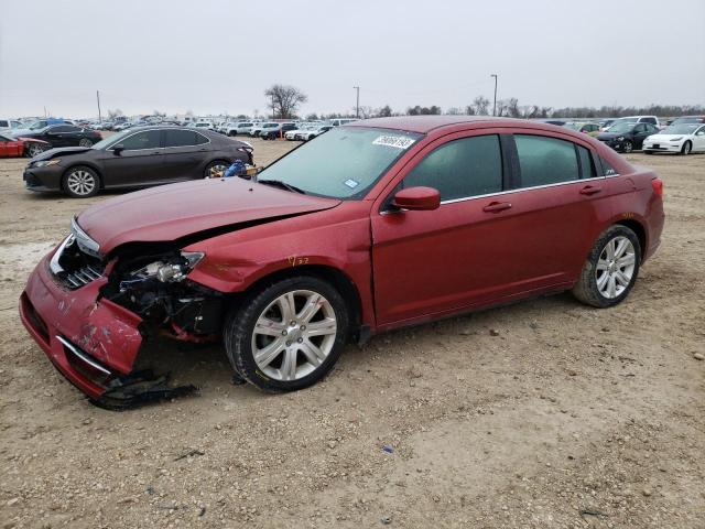 1C3CCBAB4DN670101 - 2013 CHRYSLER 200 LX RED photo 1