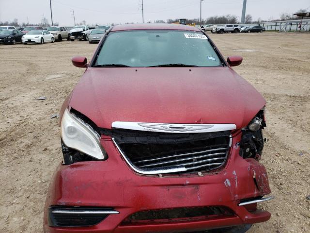 1C3CCBAB4DN670101 - 2013 CHRYSLER 200 LX RED photo 5