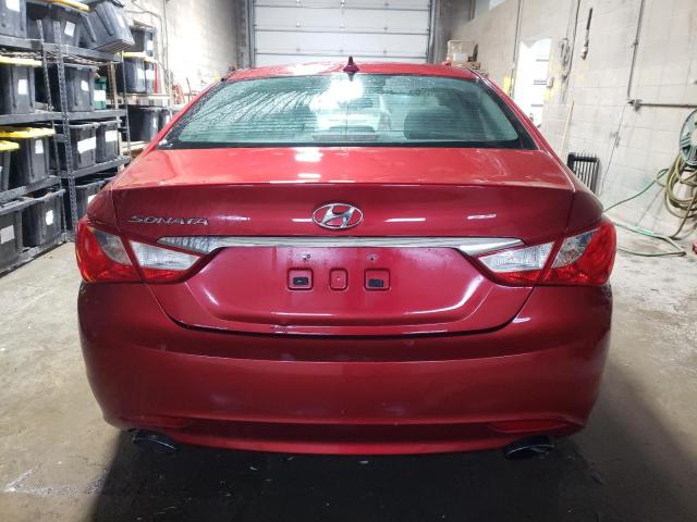 5NPEC4AC3DH517251 - 2013 HYUNDAI SONATA SE RED photo 6