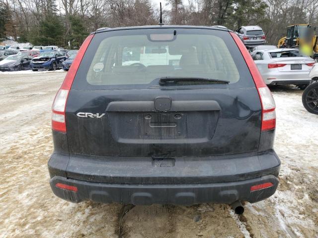 JHLRE48368C052020 - 2008 HONDA CR-V LX BLACK photo 6