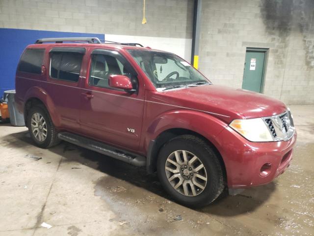 5N1BR18A48C624116 - 2008 NISSAN PATHFINDER LE BURGUNDY photo 4