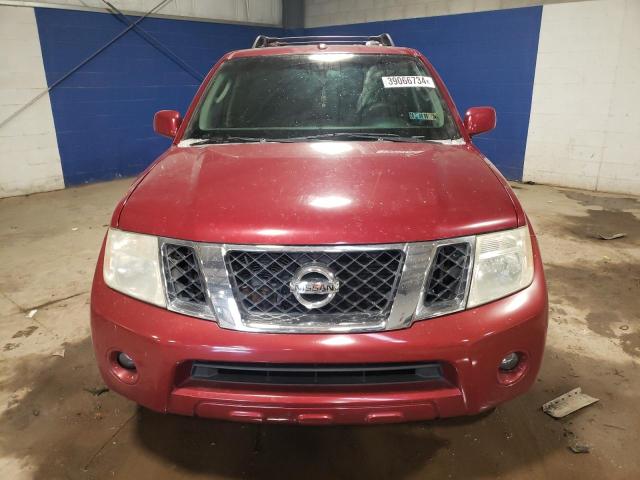 5N1BR18A48C624116 - 2008 NISSAN PATHFINDER LE BURGUNDY photo 5