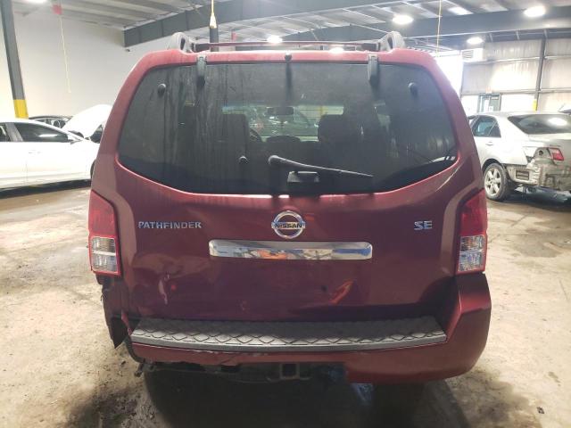5N1BR18A48C624116 - 2008 NISSAN PATHFINDER LE BURGUNDY photo 6
