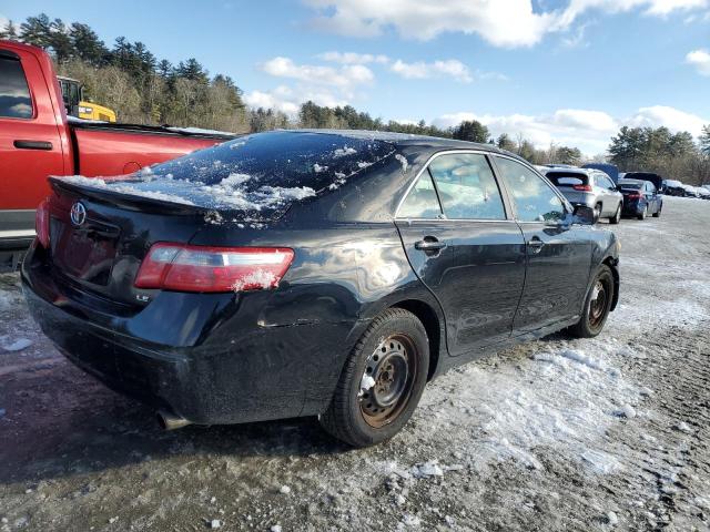 4T1BE46K68U789541 - 2008 TOYOTA CAMRY CE BLACK photo 3