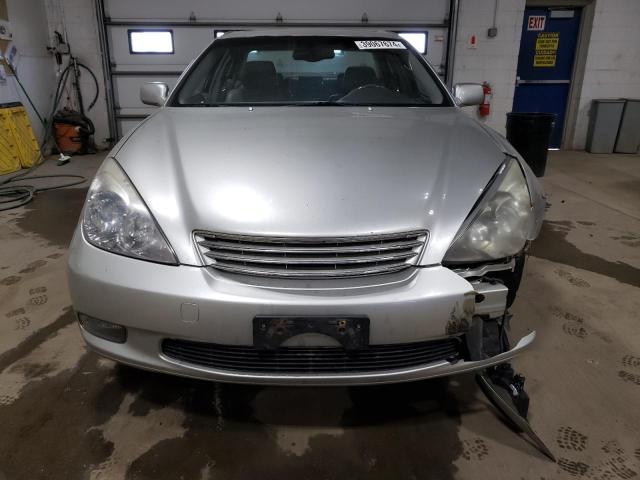 JTHBA30G040004249 - 2004 LEXUS ES 330 SILVER photo 5