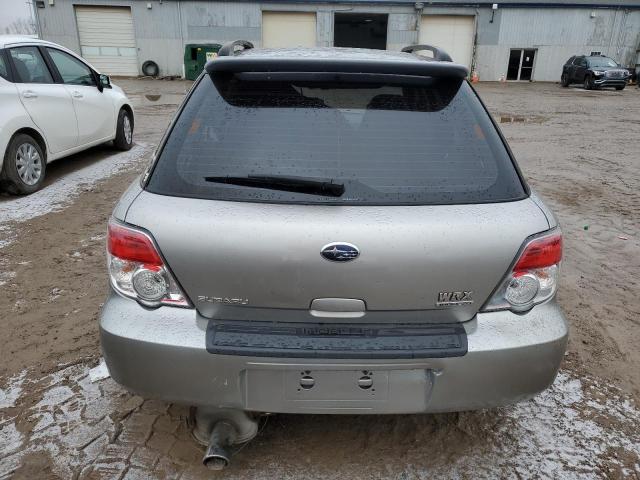 JF1GG79666G814475 - 2006 SUBARU IMPREZA WRX SPORT SILVER photo 6