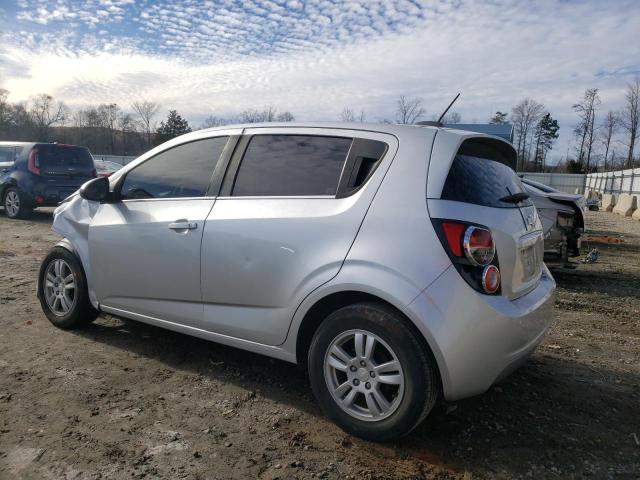 1G1JC6SH3F4105451 - 2015 CHEVROLET SONIC LT SILVER photo 2