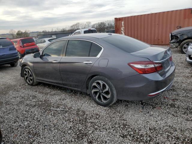 1HGCR2F86HA256484 - 2017 HONDA ACCORD EXL GRAY photo 2