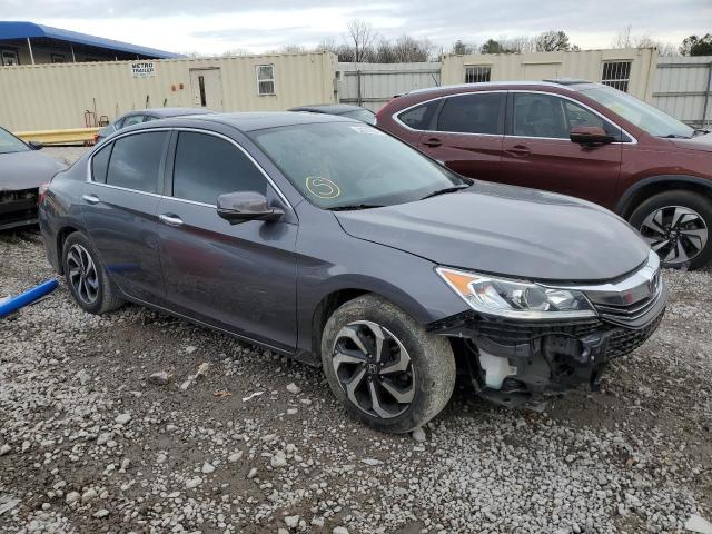 1HGCR2F86HA256484 - 2017 HONDA ACCORD EXL GRAY photo 4