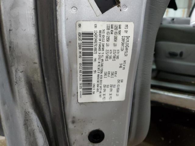 1D4GP24R67B108672 - 2007 DODGE GRAND CARA SE SILVER photo 13